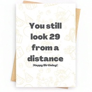 1/5 PCS, Funny 30Th Birthday Card - For Him Or For Her - Perfect Greetings Card For Someone Turning 