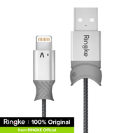 Ringke Smart Lightning Charging Cable 8 Pin Lightning Braided Nylon [1.2M] Lightning to USB A Port T
