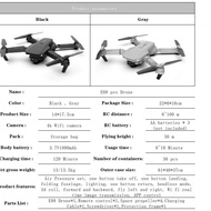 Uru Drone E88 pro children's toy aircraft drone camera