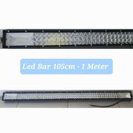 Lampu Tembak Sorot LED Bar 2Warna 2 Warna Flash Kedip Mobil 105cm LEDBar 105 cm Jeep Off Road Spotli