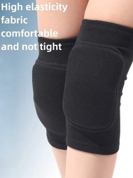 1入厚款膝蓋墊,適用於跳舞、滑板、騎行、排球、滑冰、訓練、運動,防滑