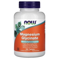 Now Foods Magnesium Glycinate 180 Tablets