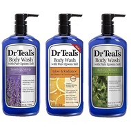 [ iiMONO ] Dr. Teal's Body Wash with Pure Epsom Salt, Detoxify &amp; Energize, Relax &amp; Relief Eucalyptus Spearmint