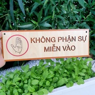 Airspace Exemption - Decorative Wooden Board