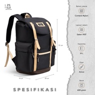 Tas Ransel Wanita Rolla Kekinian / Tas Laptop Heylook Wanita