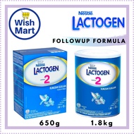 LACTOGEN Follow Up Formula 1.8Kg and 650g Step 2 Powdered Baby Milk Susu Tepung (WM0193)