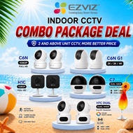 Ezviz 2 Unit Camera Combo Deals Special C6N G1 H7C Dual H1C 2MP 3MP 4MP 5MP 8MP Indoor WiFi Security