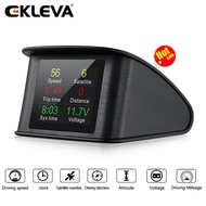 EKLEVA T600 HUD เครื่องวัดความเร็วลมรถยนต์เครื่องวัดความเร็วรถหน้าจอแสดงความเร็วระบบนำทาง GPS คอมพิวเตอร์