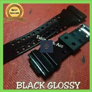 Strap Casio G-Shock GD-100 GD-8900 RUBBER STRAP CASIO GD100 GD8900 WATCH STRAP GLOSSY BLACK