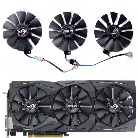 For ASUS Raptor GTX1060 1070 1080 RX570 580 480 Graphics Fan PLD09210S12HH