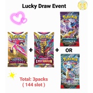 (Live Rip) Pokemon Rumble Lucky Draw 1 Astral Radiance & 1 Lost Origin & 1 SC/TF (3pack) win 151 Blo