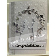 A6 Size Handmade Card Greeting Card Wishes Card Wedding Congratulations Card