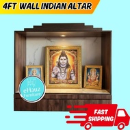 eHauz 4ft Wall Hanging Indian Altar - Almari Sembahyang Hindu Pooja Mandir