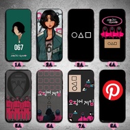 OPPO F19 Pro F5 A73 F7 F9 F11 F9 Pro A7X A9 Squid Game Silicone black Phone case