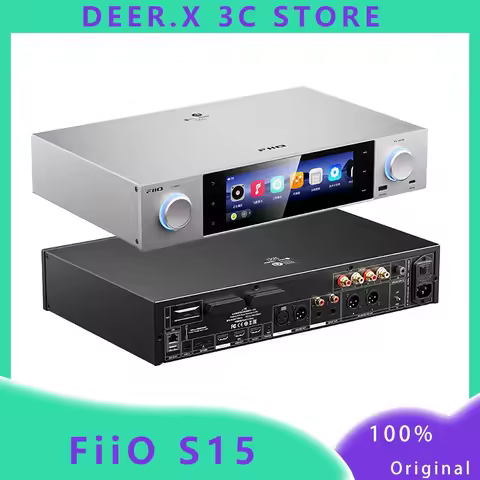 Fiio S15 High-Definition Digital Playback And Decoding All-In-One Machine, Custom Bluetooth DSD Musi