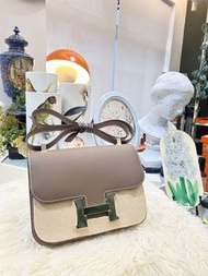 Hermes Constance 24 大象灰銀扣