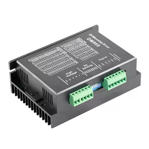DM860H DM860 Stepper Motor Drive 0-200khz 2 Phase Stepper Driver AC18-80V Or DC 24-110V 2A-7.2A 2H F