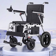 ST/🎫Elderly Scooter Wheelchair Ultralight Convenient Travel Hand Push Lithium Battery Electric Wheelchair Electric Wheel