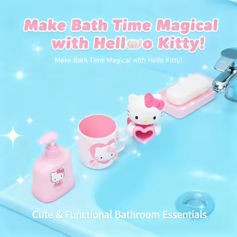 Hello Kitty Faucet Extender Splashproof Handwashing Cute Faucet Mouth Christmas Gifts for Kids Bathr
