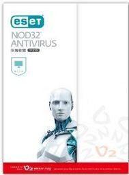 ESET NOD32 Antivirus 防毒軟體 1年1台版