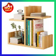 Sturdy Wooden Table Top Book Rack Book Shelf - alammayabiz