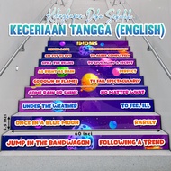 🌼READY STOCK🌼 Banner Hiasan Tangga (Bahasa Inggeris /  English) Sekolah Ceria - BBM / PAK-21