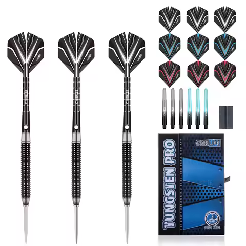 Cyeelife 3 pieces/set metal advanced tungsten steel needle dart 23g professional competition trainin