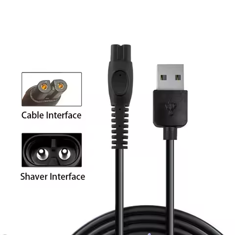 5V USB Cable For Philips OneBlade Shaver MG7900 MG9520/50 QP1424 QP2724 QP2834/70 S5885 S7886 BRL176