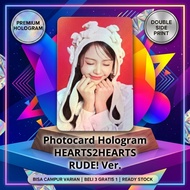 Jo's Market Photocard Hologram Hearts2Hearts RUDE Ver. H2H S2U Unofficial Lomocard