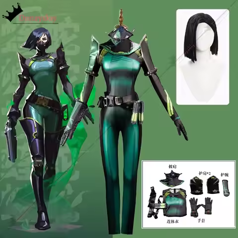 Viper Venomous Snake Cosplay Costume Game VALORANT Role-Playing Subdue 3D Printed Tight Fitting Clot