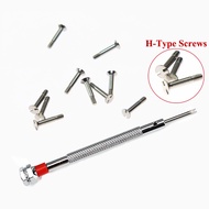 Stainless Steel Screw with Screwdriver For Hublot Bigbang Classic Fusion Series Premuim H-type U-type Watch Repair Watch Repair Service Tools