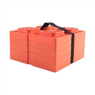 (LAWX) 5 Pack Heavy Duty Leveling Blocks Rv Wheel Stopper Car Tyre Anti-Slip Block For Trailer Truck