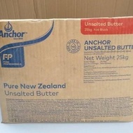 Murah Anchor butter unsalted 25kg harga grosir Ready ya kak