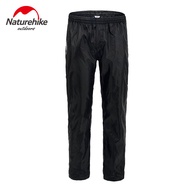 Naturehike Rainproof Folding Pants Over Trousers Men Women Waterproof Windproof Elastic-Waist Rain Pants with Double Zippers
