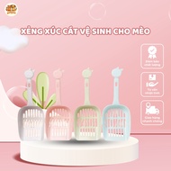 Cat litter shovel 25 x 10cm, lightweight and durable PP plastic cleaning tool for pets