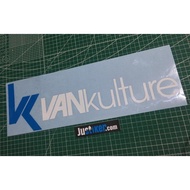Sticker Van Kulture Vk Logo