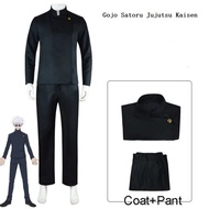 Anime Jujutsu Kaisen Gojo Satoru Cosplay Costume Glasses High School Uniform Teenagers
