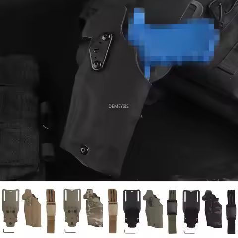 Tactical Drop Leg Holsters for G17 Gen4 G19 Compatible X300 X300U Lights Left Hand Shooting Hunting