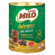 Nestle Milo Intense Dark Chocolate less sugar 400 กรัม