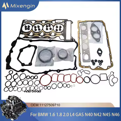 Auto Engine Parts Gaskets Kit Fit BMW 1.6 1.8 2.0 L T L4 GAS For 116i 118i 120i 316i 316ti 318i 320i
