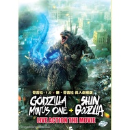 DVD Godzilla Minus One (2023 Film) + Shin Godzilla (2016 Film) 哥吉拉-1.0 + 新·哥吉拉 真人剧场版