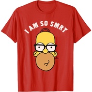 Homer The Simpson I Am So SMRT T-Shirt – Men's Retro 90s Vintage Shirt Unisex Cotton Combed 24sWanit