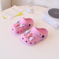 YADOU รองเท้าชายหาดสำหรับเด็กกันลื่นสำหรับเด็กพื้นรองเท้านุ่มรองเท้าแตะกลางแจ้งน่ารัก