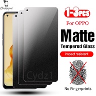 3Pcs Clear Full Matte Tempered Glass For OPPO Reno 8 8T 8Z 7 7Z 6 6Z 5 5F 5Z 4 3 Pro 2 2F 2Z 4G 5G 2