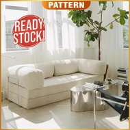 [Customization Available] PATTERN Sofa Bed Compressed Sofa Foldable | Lazy Sofa Bed Dual-Purpose Dou