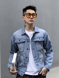 NEW!! 🔸 Denim Jackets 🔸 เสื้อแจ็คเก็ตยีนส์ เท่ๆ สไตล์เกาหลี ทรงเข้ารูป ลายสะกิดด้าย งานสวย
