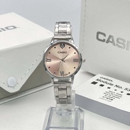 DD Watch!!นาฬิกา casio ใหม่ล่าสุด นาฬิกาข้อมือคาสิโอ นาฬิกาข้อมือหญิงแฟชั่นยอดฮิตสวย มีถ่านสำรองแถมให้ กันน้ำสายสแตนเลส สีใหม่สวยมาก