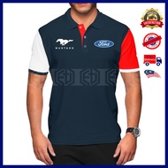 T Shirt Tshirt T-Shirt Polo Mustang Ford Performance Kolar Cotton Embroidery Motorsport Team Fashion
