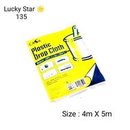 Plastic Drop Cloth / Size : 4m X 5m