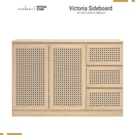 Tomato Home ตู้ลิ้นชัก Victoria Rattan sideboard | ราคาส่งประกอบในกทมและปริมณฑล | พิมพ์ลายหวาย